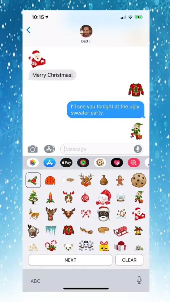 Moji Christmas Ekran Görüntüleri
