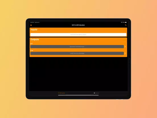 GCF & LCM Calculator++ iPad  Screenshots