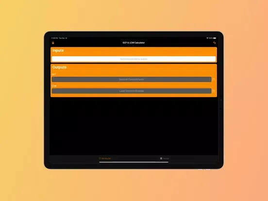 GCF & LCM Calculator++ iPad 应用截图