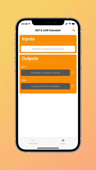 GCF & LCM Calculator++ Screenshots