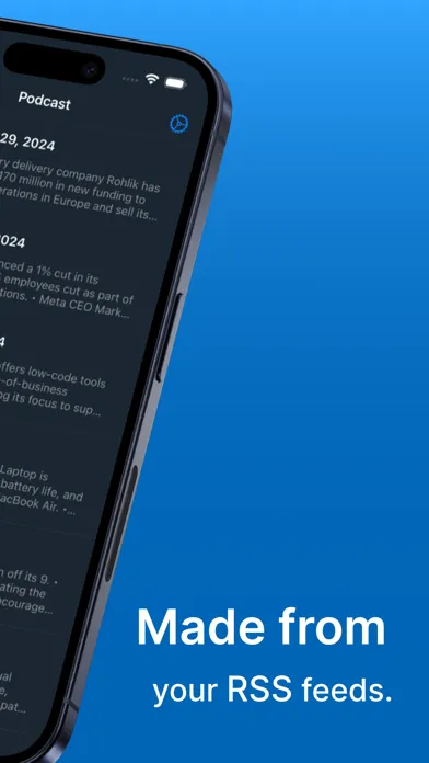Feed Viewer: RSS Reader سکرین شاٹس