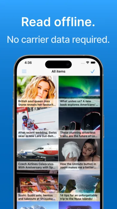 Feed Viewer: RSS Reader سکرین شاٹس