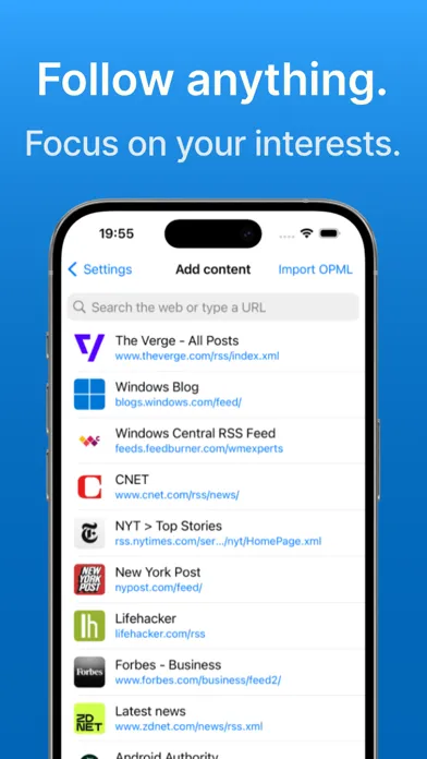 Feed Viewer: RSS Reader سکرین شاٹس
