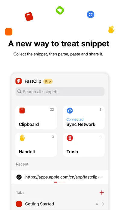 Скриншоты FastClip - Snippets Editor