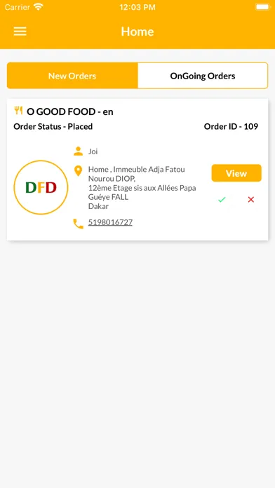 DFD Admin سکرین شاٹس