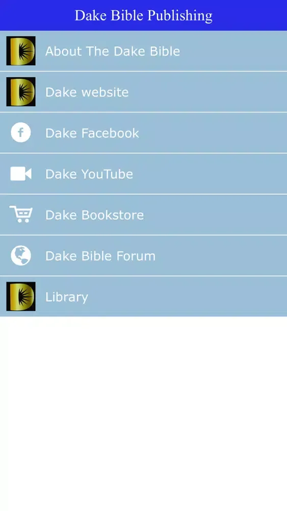 Tangkapan layar Dake Bible Publishing