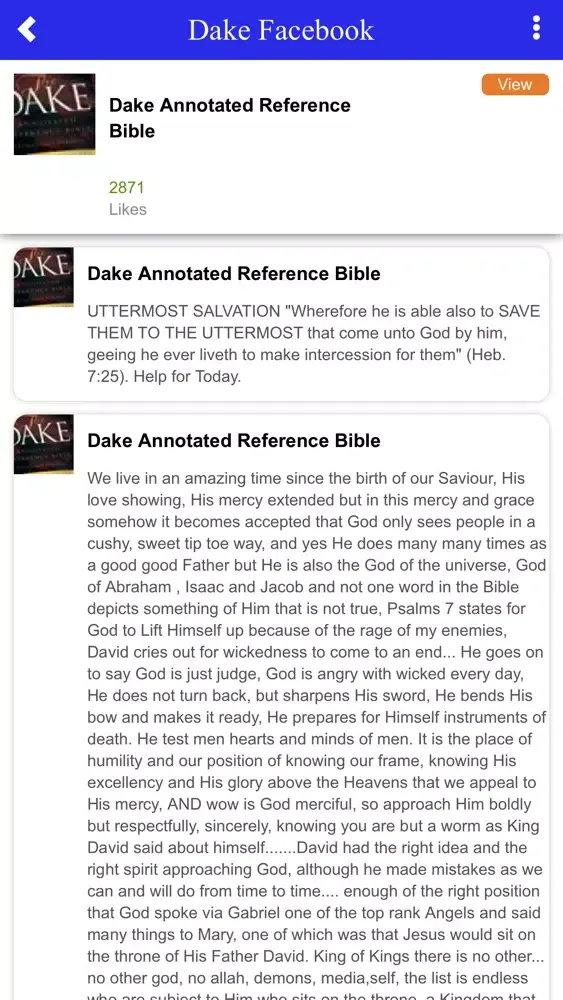 Tangkapan layar Dake Bible Publishing