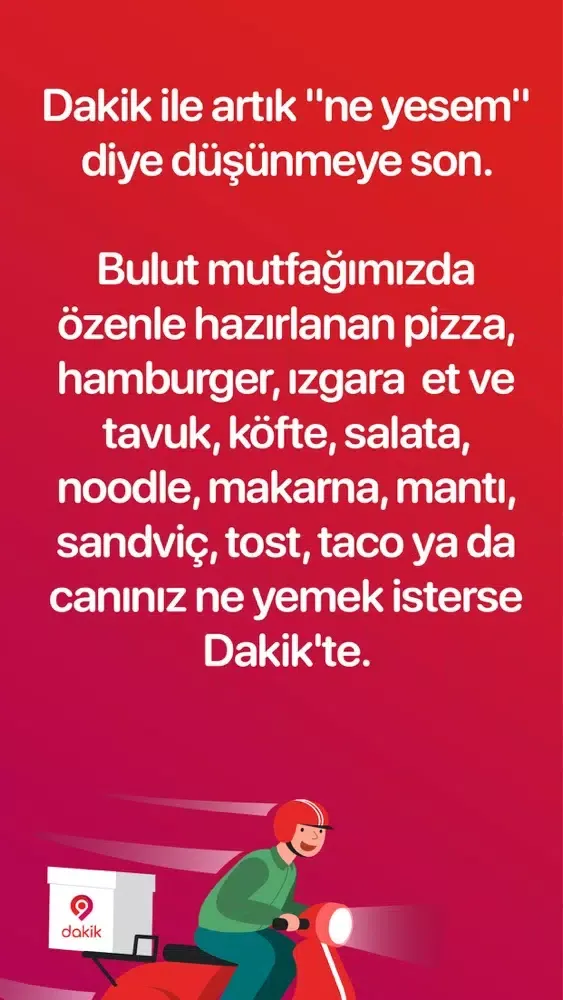 Скриншоты dakik yemek