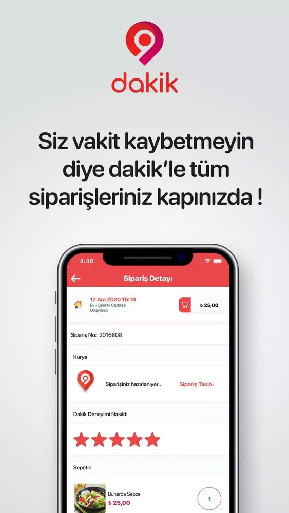 Скриншоты dakik yemek