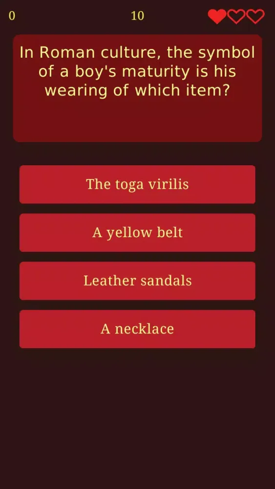 Trivia for Spartacus - Quiz Game from Historical Drama Tv Show Movie Screenshots