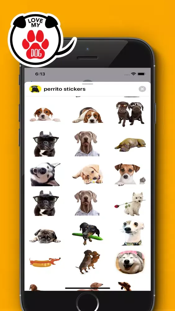 stickers memes del perrito سکرین شاٹس