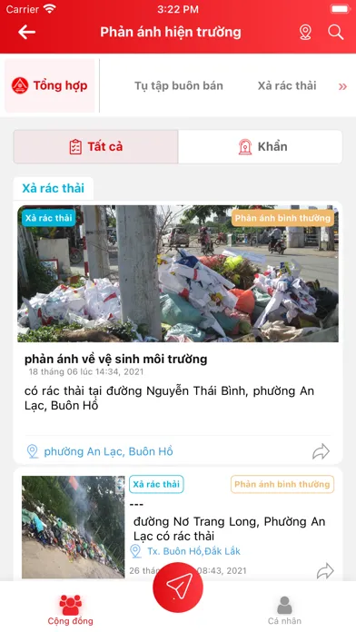 Zrzuty ekranu Tương Tác Người Dân Đắk Lắk