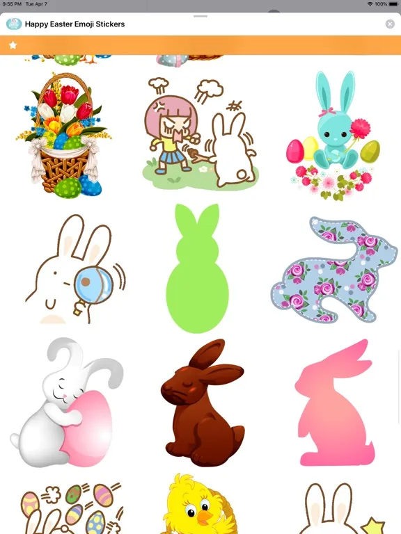 Zrzuty ekranu Happy Easter Emoji Stickers ! iPad 