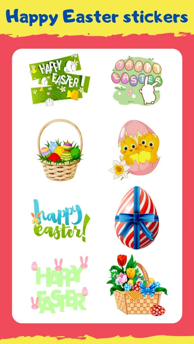 Zrzuty ekranu Happy Easter Emoji Stickers !