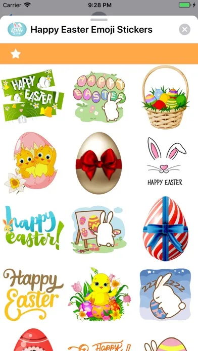 Zrzuty ekranu Happy Easter Emoji Stickers !