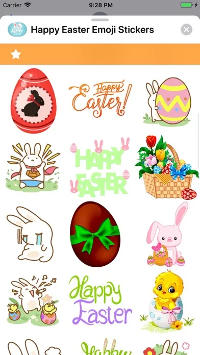 Zrzuty ekranu Happy Easter Emoji Stickers !