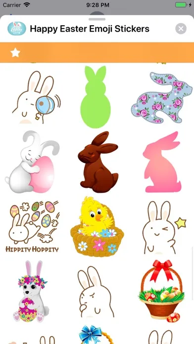 Zrzuty ekranu Happy Easter Emoji Stickers !
