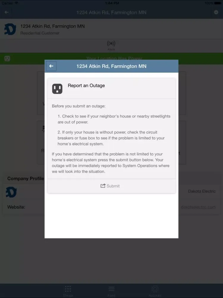 Dakota Electric Association iPad  Screenshots