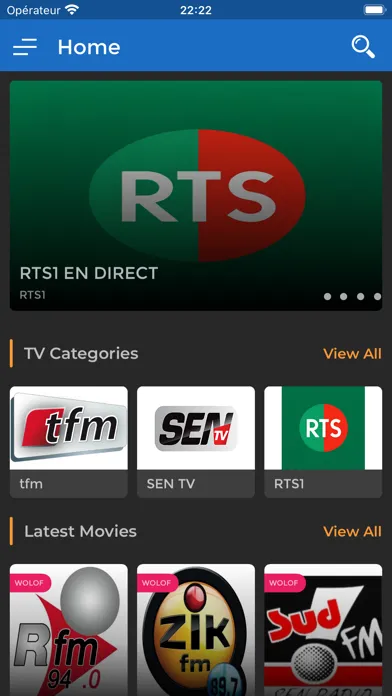 Senegal Live TV سکرین شاٹس