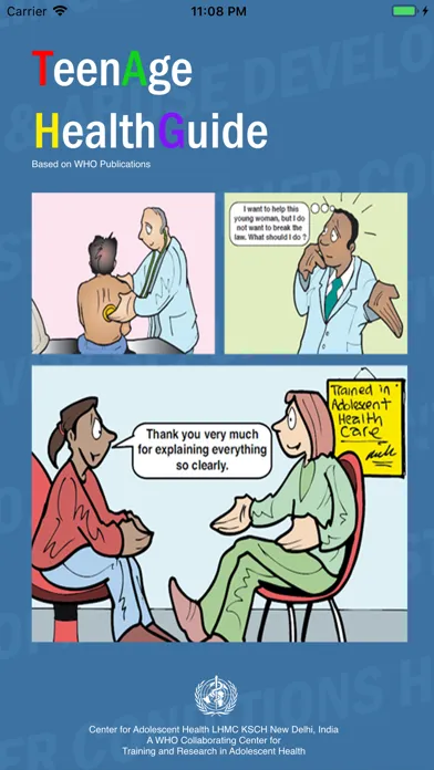 TeenAge HealthGuide स्क्रीनशॉट