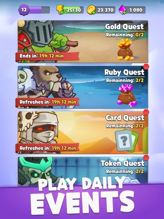 Tangkapan layar Random Rush - Tower Defense TD iPad 