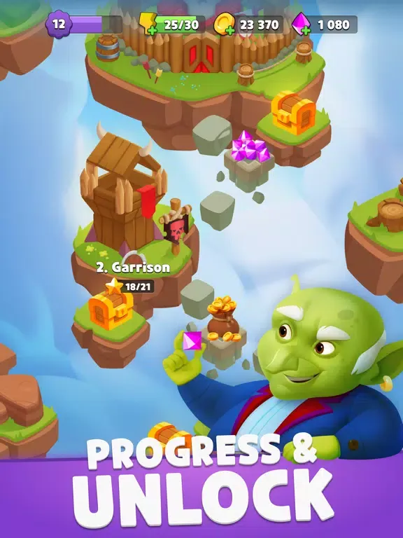 Tangkapan layar Random Rush - Tower Defense TD iPad 