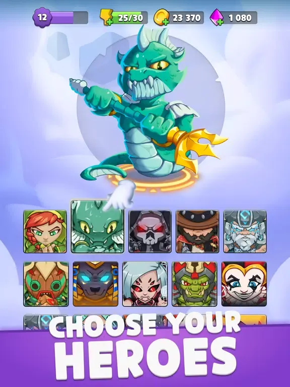 Tangkapan layar Random Rush - Tower Defense TD iPad 