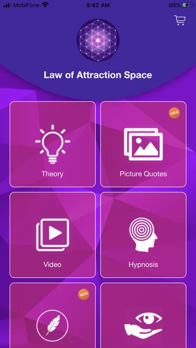 Law of Attraction Space سکرین شاٹس