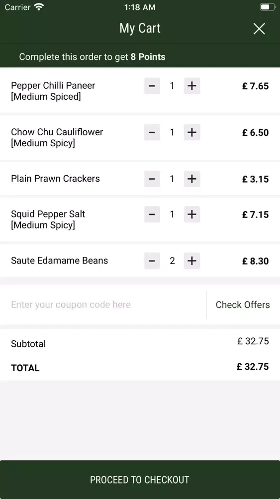 Dalchini Restaurant Screenshots