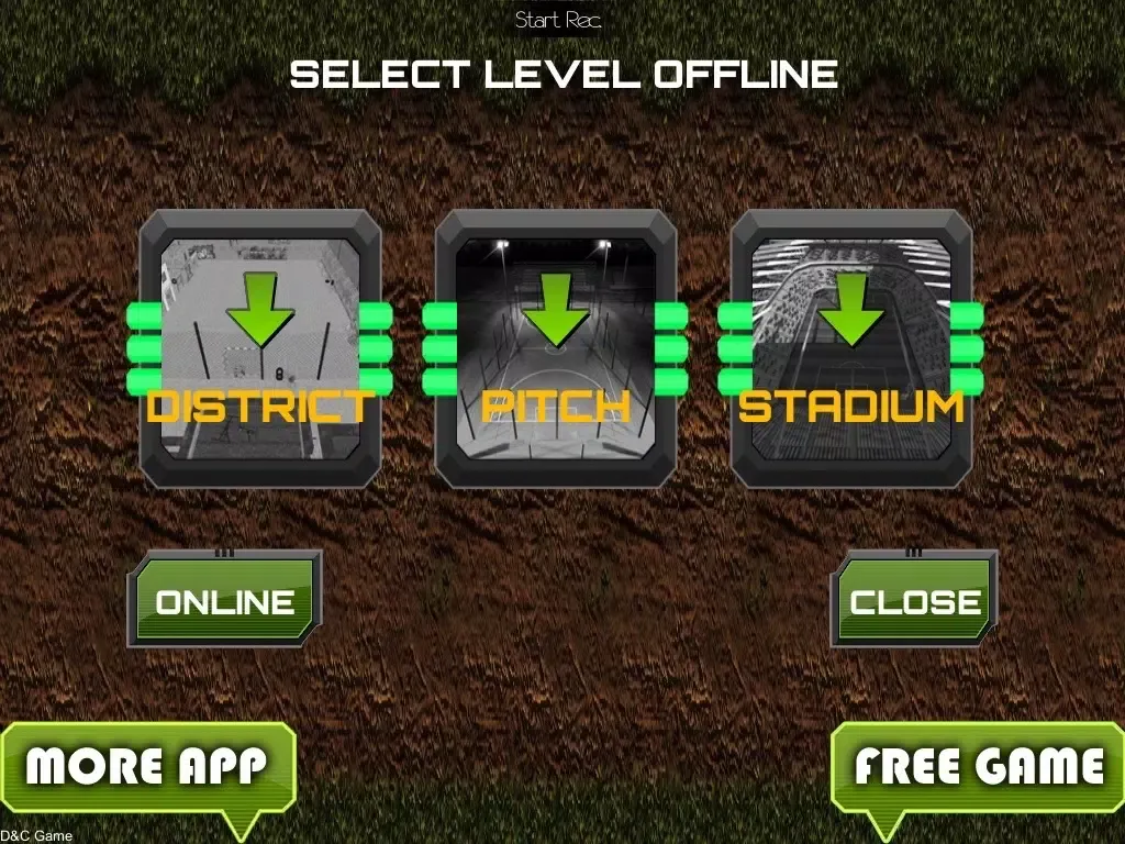 Zrzuty ekranu Dalcion Street Soccer iPad 