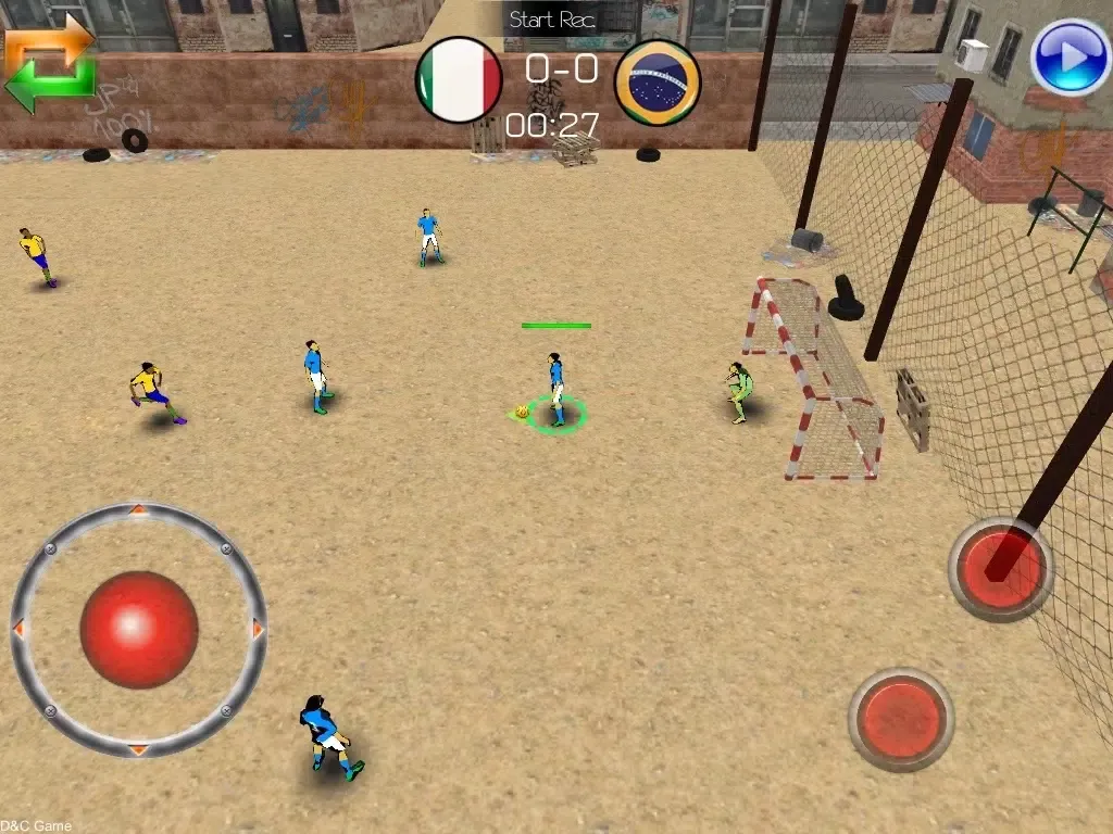 Zrzuty ekranu Dalcion Street Soccer iPad 