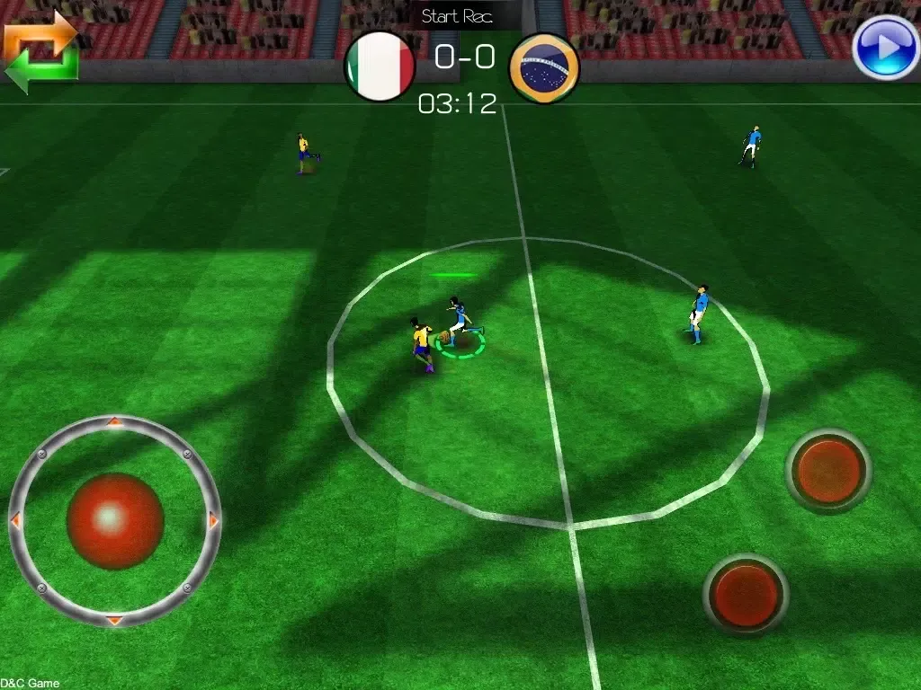 Zrzuty ekranu Dalcion Street Soccer iPad 