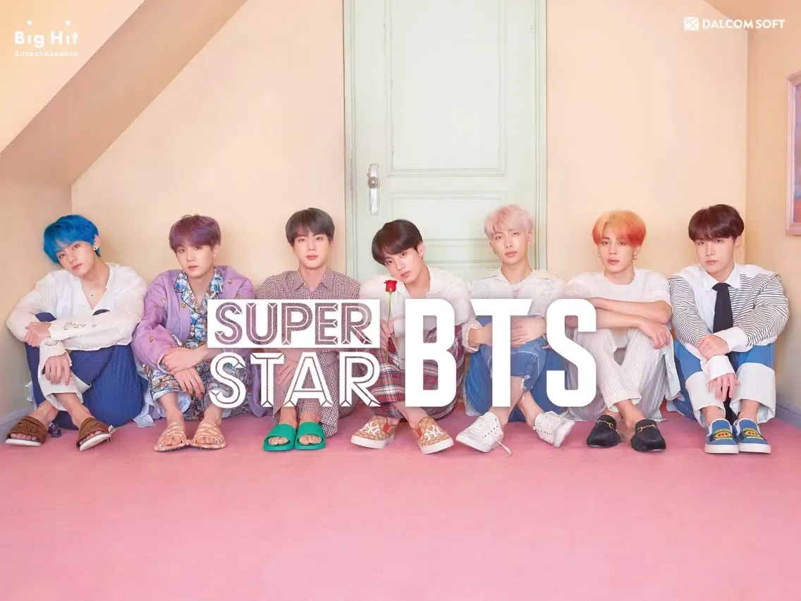 Ảnh chụp màn hình của SuperStar BTS iPad 