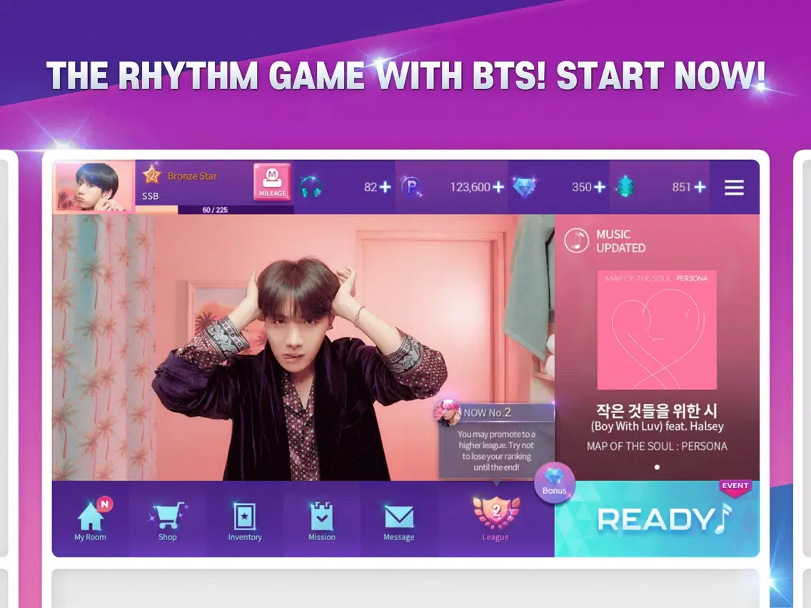 Ảnh chụp màn hình của SuperStar BTS iPad 