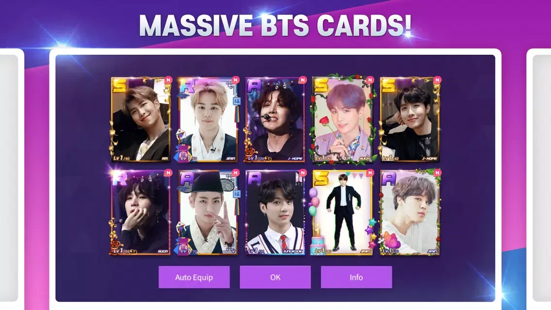 Ảnh chụp màn hình của SuperStar BTS