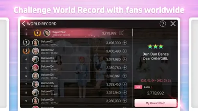 Ảnh chụp màn hình của SUPERSTAR OH MY GIRL