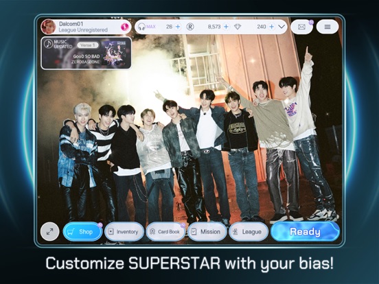 SUPERSTAR WAKEONE iPad  スクリーンショット