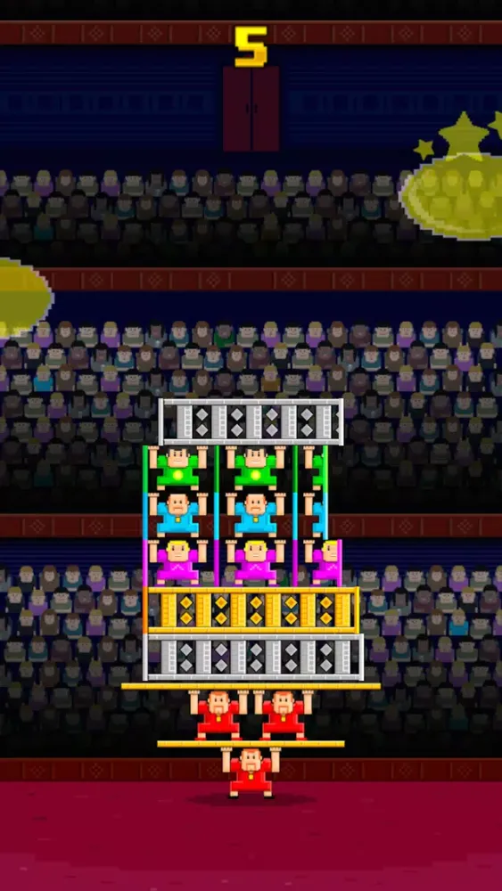 Pixels Tower - Create a Skyscraper High Rise of People স্ক্রিনশট