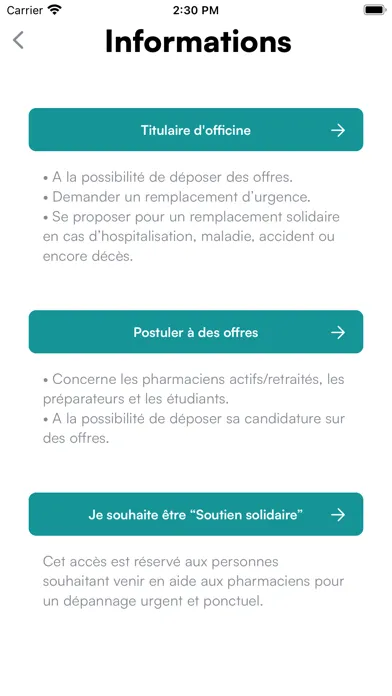 Captures d'écran de ORES app