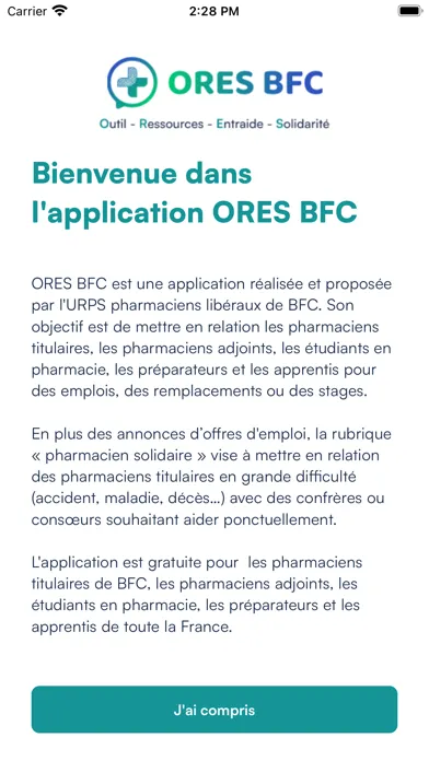 Captures d'écran de ORES app