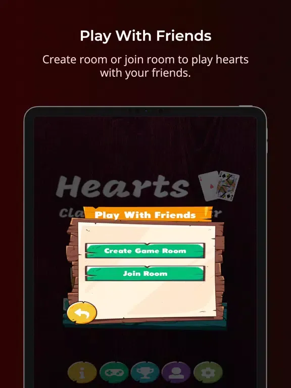 Hearts - Multiplayer Card Game iPad  스크린샷
