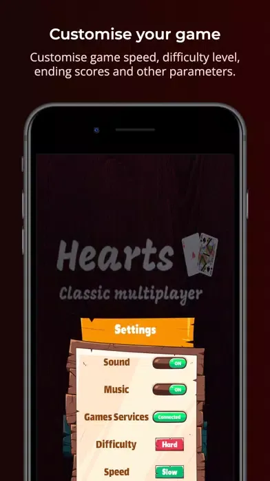 Hearts - Multiplayer Card Game 스크린샷
