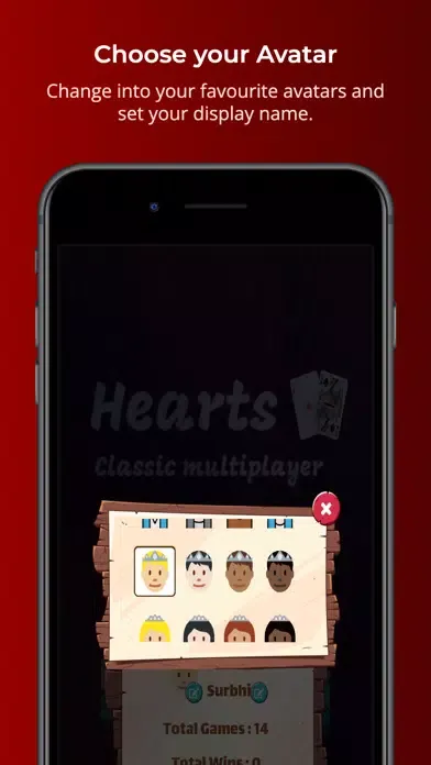 Hearts - Multiplayer Card Game 스크린샷