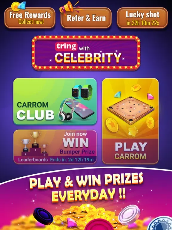 Скриншоты Apna Carrom: Play to Earn iPad 