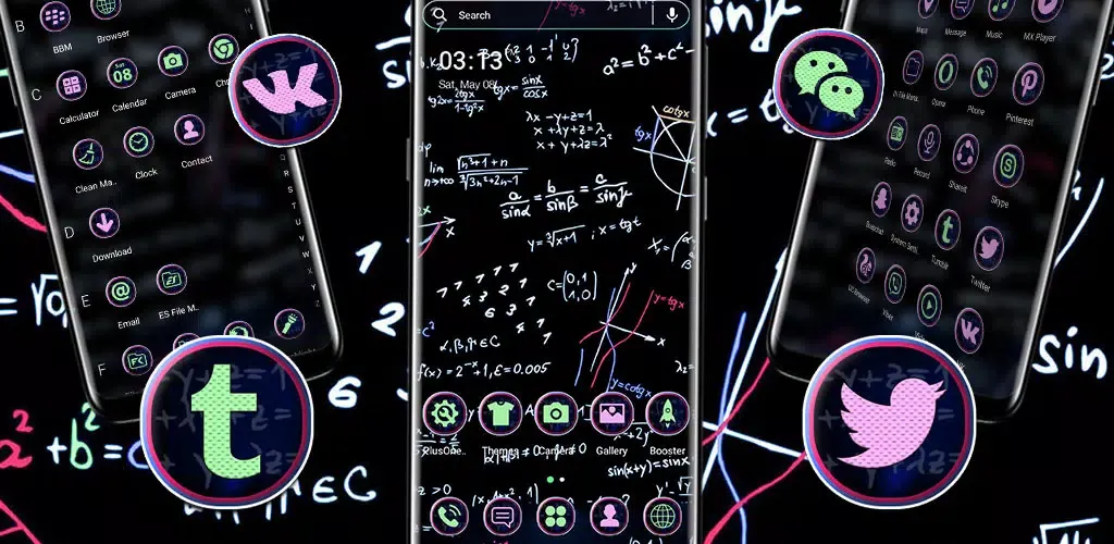 Ảnh chụp màn hình của Math Ideas Theme