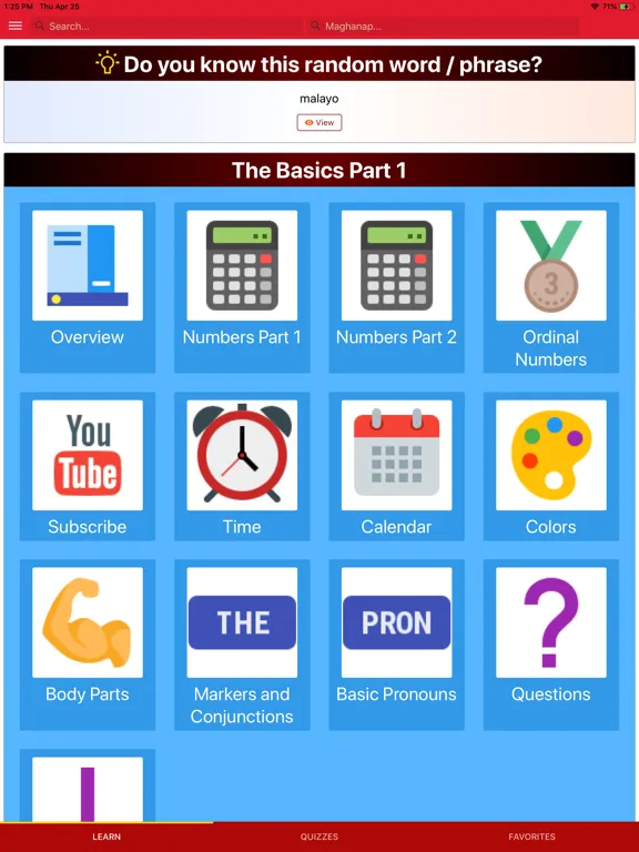 Easy Tagalog by Dalubhasa iPad  স্ক্রিনশট