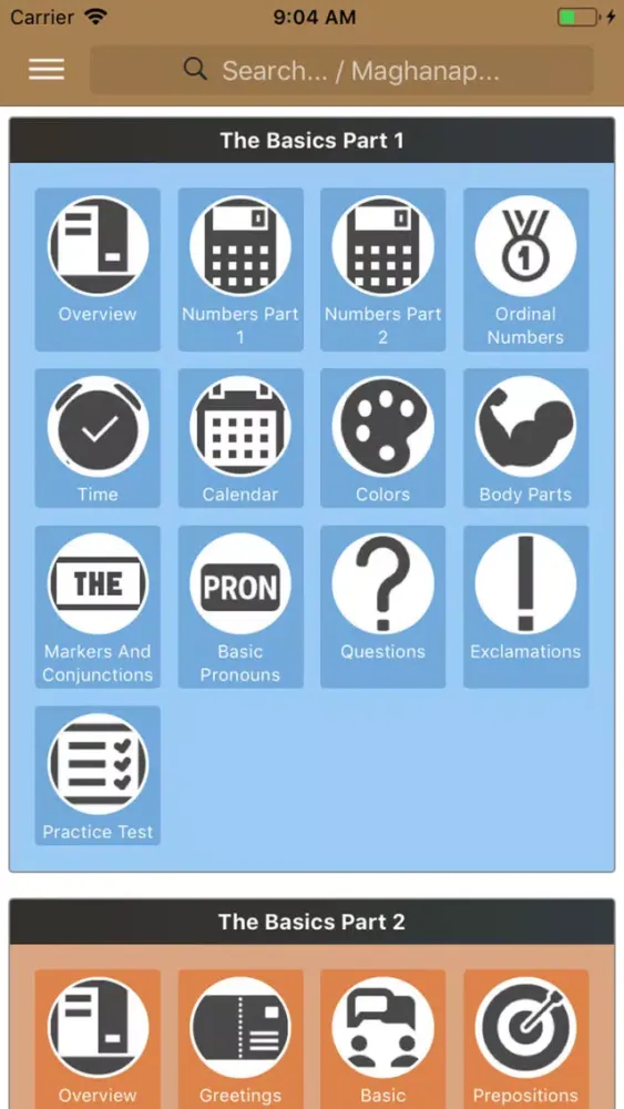 Screenshot di Learn Tagalog by DALUBHASA