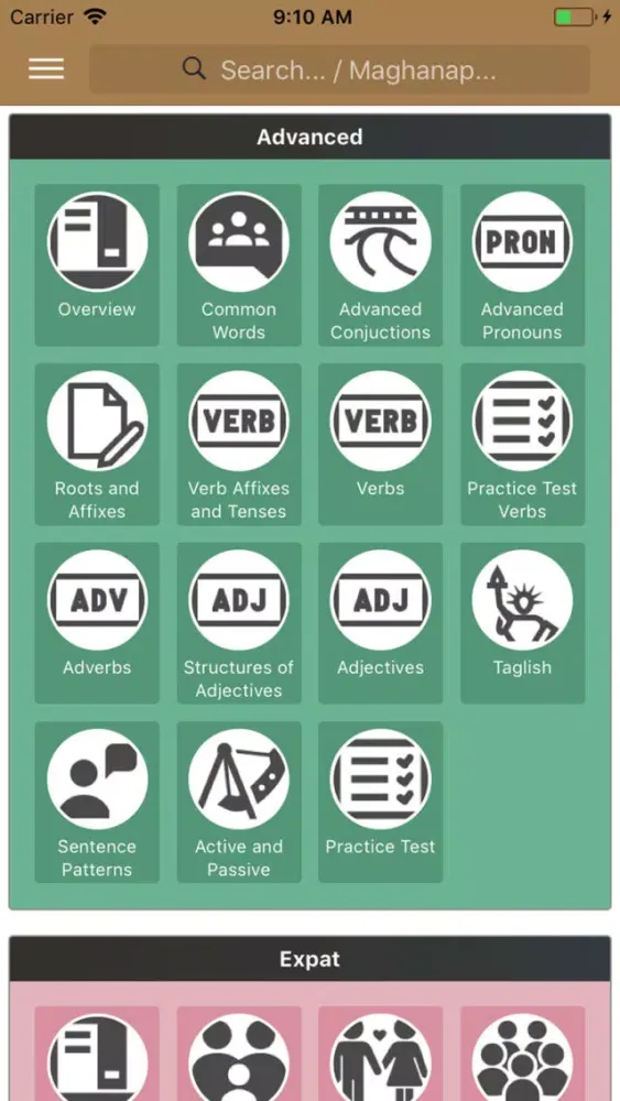 Screenshot di Learn Tagalog by DALUBHASA