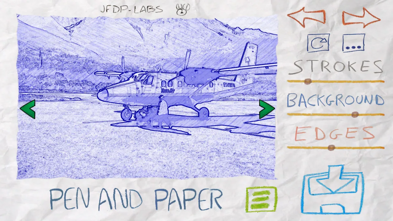 Zrzuty ekranu Paper Camera