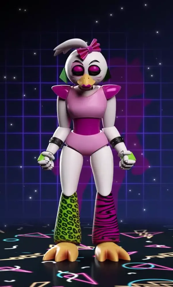 Glamrock Chica Workshop Glitch Screenshots